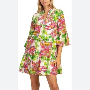 Trina Turk Printed A Line Dress